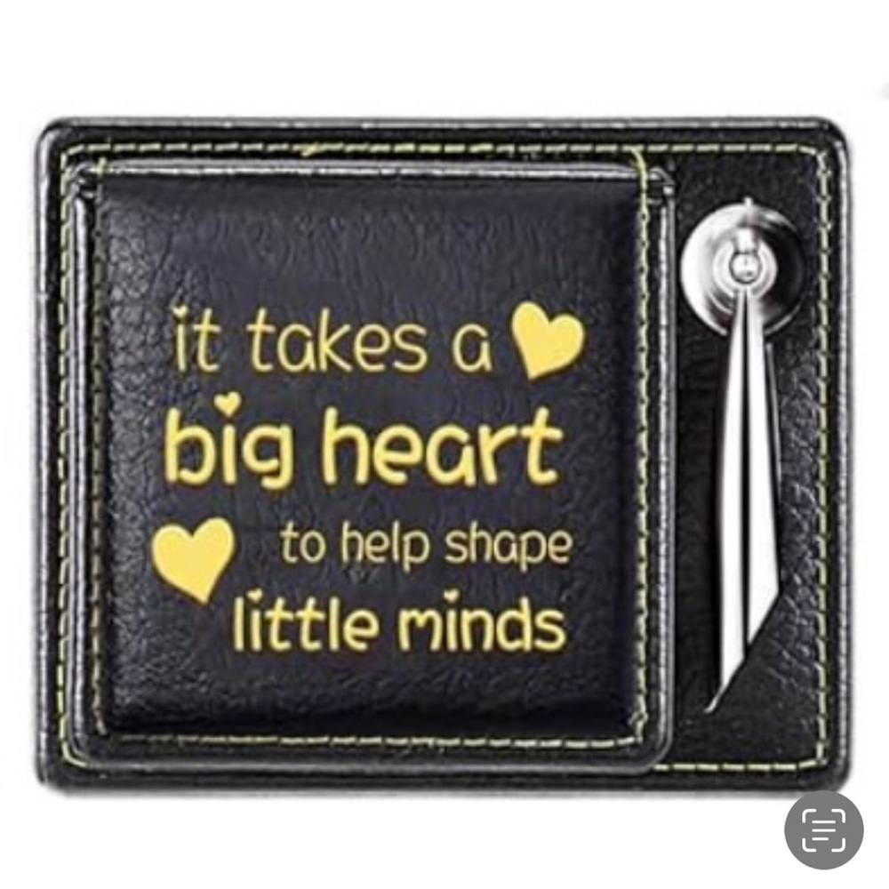 Teacher Inspirational Desk Organizer with Notepad & Pen Holder #3